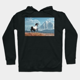 Blue Roan and Distant Mountain Hoodie